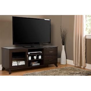 Caraco TV Stand in Mocha Brown   Home   Furniture   Game Room & Media