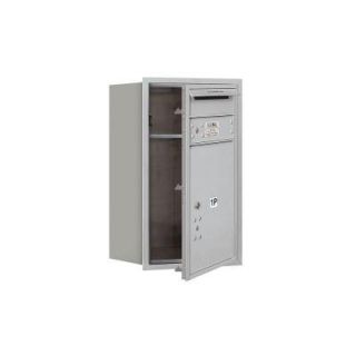 Salsbury Industries 3700 Series 27 in. 7 Door High Unit Parcel Locker 1 PL5 4C Private Front Loading Horizontal Mailbox in Aluminum 3707S 1PAFP