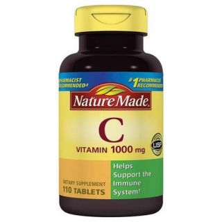 Nature Made Vitamin C Dietary Supplement Tablets, 1000mg, 110 count