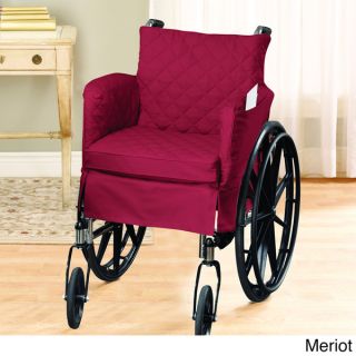 Sure Fit Twill Supreme 18x18 inch Tufted Standard Wheelchair Slipcover