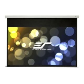 Elite Screens 100 in. Electric Fiber Glass Backed Projection Screen with 12 in. Drop SPM100H E12