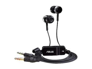 Refurbished: ASUS HS 101 3.5mm Connector Canal Headset   Black