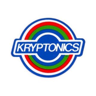 Kryptonics Skateboard Old School Sticker (Re Issue) 3.25in