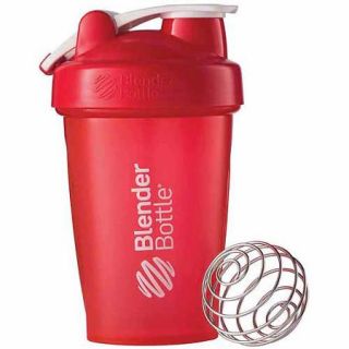 BlenderBottle 20 Ounce Classic Bottle with Loop, Full Color Red