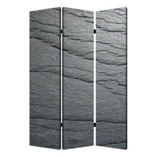 72 X 48 Slate 3 Panel Room Divider by Screen Gems