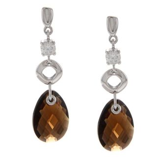 Garnet and Carnelian Tropical Orchard Cluster Earrings (Thailand)