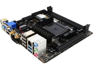 Refurbished: MSI A88XI AC FM2+ / FM2 AMD A88X (Bolton D4) SATA 6Gb/s USB 3.0 HDMI Mini ITX AMD Motherboard