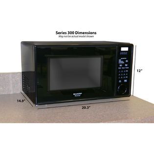 Sharp  Mid Size 1.1 Cu. Ft. 1000W Microwave Oven in Smooth White