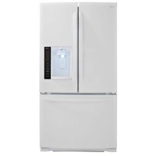 LG Electronics 24.1 cu. ft. French Door Refrigerator in White LFX25974SW