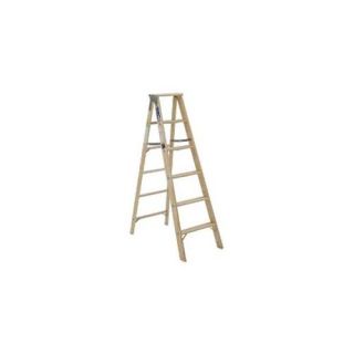 Michigan Ladder 120005 5 ft Michigan Commercial Wood Step Ladder