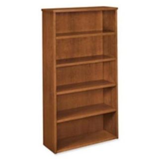 Basyx By Hon Bw Series Bookcase   35.6" X 13" X 66"   Wood   5 X Shelf[ves]   Mahogany (BW2193NN)