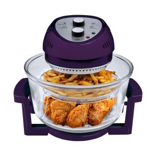 Big Boss 1300 watt Oil Less Fryer, 16 Quart, Purple  