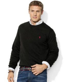 Polo Ralph Lauren Sweatshirt, Crew Neck Fleece Pullover