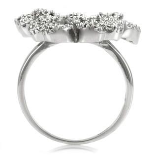 Emitations   Silver Butterfly Ring   Mariah Carey Inspired