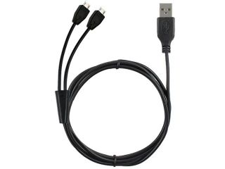Dual Micro USB Splitter Charge Cable   Power up to Two (2) Micro USB Devices At Once From a Single USB Port