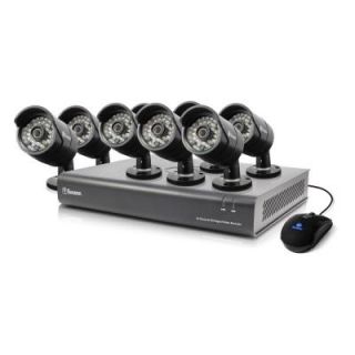 Swann 16 Channel 4400 AHD 720p 1TB Surveillance DVR with 8 x PRO A850 Black Bullet Cameras SWDVK 1644008 US