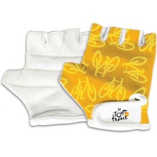 Tour De France Youth Yellow Bicycle Riding Gloves