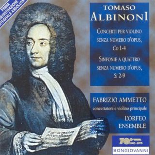 Albinoni: Concerti per violino senza numéro dopus