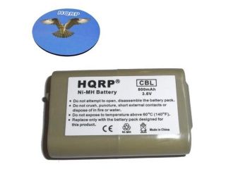 HQRP 800mAh Cordless Phone Battery plus HQRP Coaster