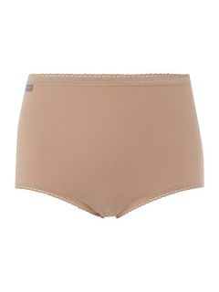 Playtex Pure cotton maxi brief 3 pack Nude