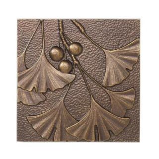 Whitehall Products 8 in. Gingko Leaf Aluminum Wall Decor 10247