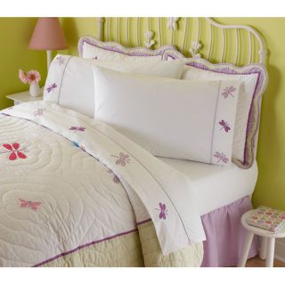 My World Dragonfly Butterfly 200 Thread Count Sheet Set