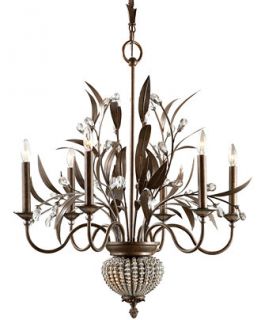 Uttermost Cristal de Lisbon 6 + 2 Light Chandelier   Lighting & Lamps