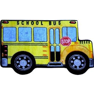 Fun Time Shape School Bus Size: 31 x 47   Home   Home Decor   Rugs