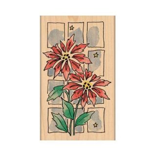 Penny Black Mounted Rubber Stamp 3.5"X4.5" Christmas Window