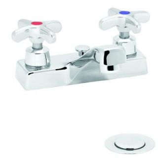 Speakman Commander 4 in. 2 Handle Low Arc Bathroom Faucet in Polished Chrome SC 3061 CA