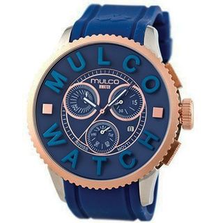 Mulco Mens Blue MWatch 3D Collection Chronograph Watch