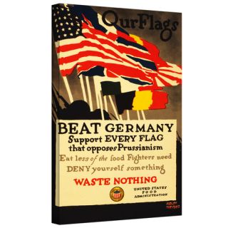 Beat Germany by Adolph Treidler Painting Print Gallery Wrapped on