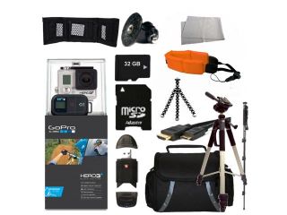 GoPro HERO3+ Black Edition Camera Large Accessory Bundle