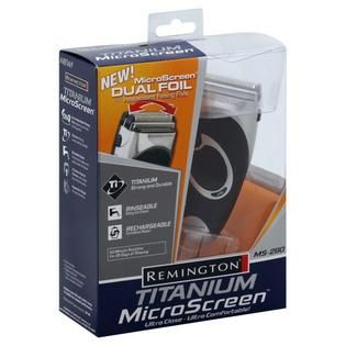 Remington Titanium MicroScreen Razor, Cordless, 1 razor   Beauty