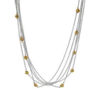 Necklace with Cubic Zirconia .925 Sterling Silver   Shopping