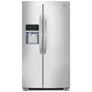 Frigidaire Gallery Gallery 33 in. W 22.2 cu. ft. Side by Side Refrigerator in Smudge Proof Stainless Steel, ENERGY STAR FGHS2355PF
