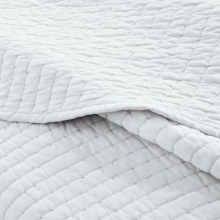 Madison Classics  Mitchell 2 Piece Twin/TXL Coverlet Set in White