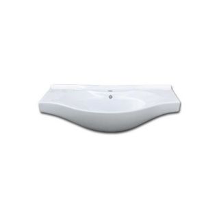 Ronbow Adara 32 Ceramic Sinktop with Single Faucet Hole in White