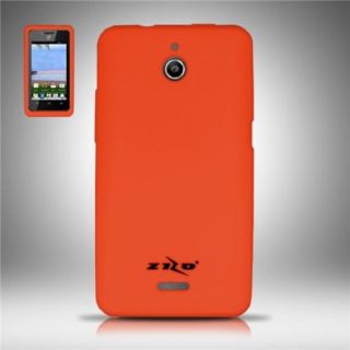 Insten For Huawei Valiant Y301 / Ascend Plus H881c Silicone Skin Case   Orange