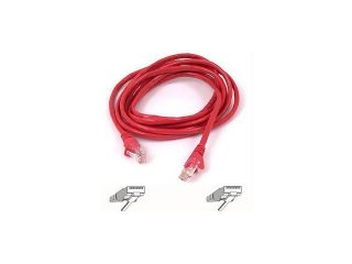 BELKIN A3L980 05 RED S 5 ft. Cat 6 Snagless Networking Cable, RED