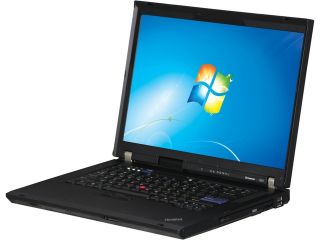 Refurbished: Lenovo ThinkPad R61 15.6" Notebook with Intel Celeron 540 1.86GHz, 2GB RAM, 80GB HDD, CD RW/DVD ROM, Win7 Home (32Bit)