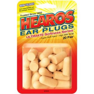 HEAROS Ultimate Ear Plugs: 40 count