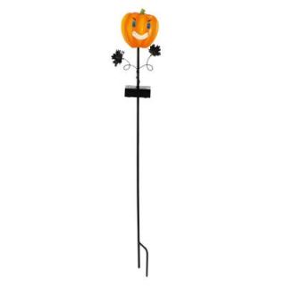 Eglo Outdoor Solar Pumpkin Stake Multi Color LED Light 90709