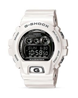 G Shock White XL Case Digital G Shock, 57.5mm