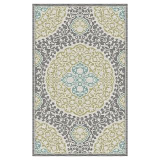 Mohawk Home Tahj Gray and Silver Rectangular Indoor Tufted Area Rug (Common: 8 x 10; Actual: 96 in W x 120 in L x 0.5 ft Dia)