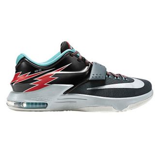 Nike KD 7   Mens   Basketball   Shoes   Durant, Kevin   Classic Charcoal/Light Retro/Dove Grey