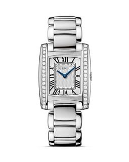 Ebel Brasilia Stainless Steel Diamond Studded Watch, 23.7mm