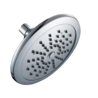 Glacier Bay Water Powered LED Lighted 1 Spray 7 in. Fixed Shower Head in Chrome 51901 0001