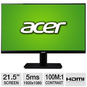 Acer H226HQLbid 22 Widescreen IPS LED Monitor   1920 x 1080, 100000000:1, 5ms, HDMI, DVI, VGA, Energy Star    UM.WH6AA.002