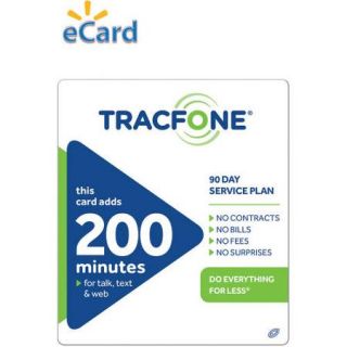 (Email Delivery) TracFone 200 Minute/90 days $39.99